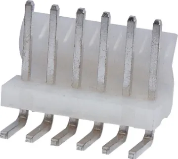 6 Way 3.96mm 90 Deg. Header 6 Way.
PCB Mount.
90 Deg. Pin Header.
3.96mm Spacing.
Rated at 7A.
Includes Crimp Pins.