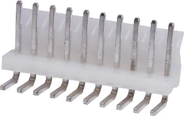 10 Way 3.96mm 90 Deg. Header 10 Way.
PCB Mount.
90 Deg. Pin Header.
3.96mm Spacing.
Rated at 7A.
Includes Crimp Pins.