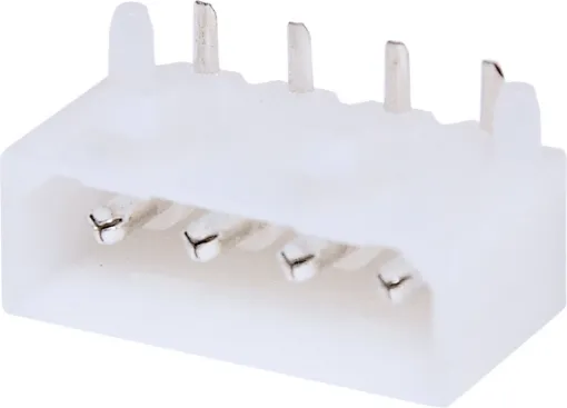Right Angle PCB Mount Male
Current rating 6.5A
Volatage rating 250VAC
Dimensions: 23W x 8.2H x 12.3D mm (Height is measurement from the PCB, excluding leg)