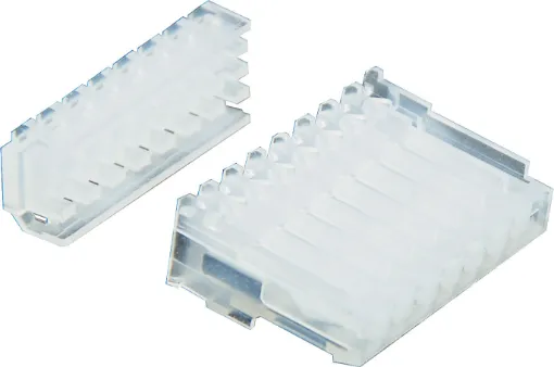 Commonly used to connect fans etc. to headers on PCB's. IDC type makes wire connection easy.

8 Pin IDC Header Plug 2.54MM