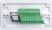 Wallplate fitted with VGA, 3.5mm audio &amp USB connector. Rear connections are via screw terminals. Supplied with two facia covers to suit your decor.
