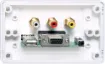 Flylead Wallplate fitted with HD9 female VGA, 3.5mm audio, three RCA connections &amp USB Type A. Supplied with two facia covers to suit your decor.