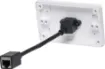 Wallplate fitted with RJ45 Cat6 connection. 150mm fly lead on rear. Supplied with two facia covers to suit your decor. 