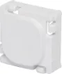 Blank mechanism plate to suit Altronics Dual Cover plates.