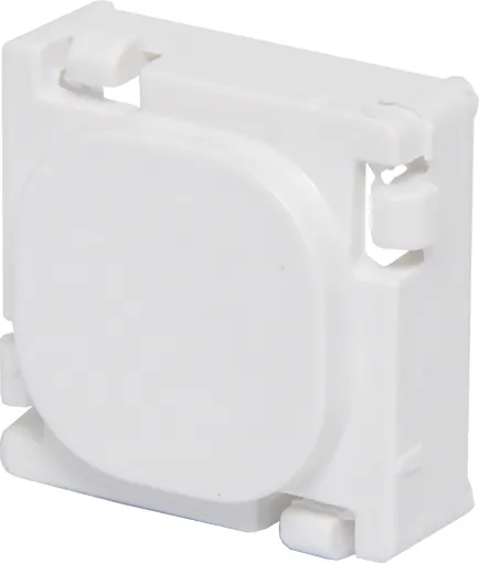 Blank mechanism plate to suit Altronics Dual Cover plates.
