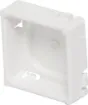 Blank mechanism plate to suit Altronics Dual Cover plates.