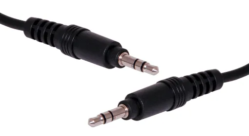 3.5mm Stereo Plug to 3.5mm Stereo Plug Cable, 5m.