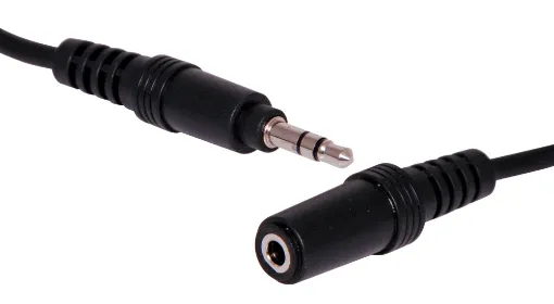 3.5mm Stereo Jack to 3.5mm Stereo Socket Audio Cable, 5m.