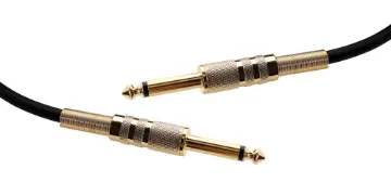 3m 6.35mm Mono Plug to 6.35mm Mono Plug Cable 6.35mm Mono Plug to 6.35mm Mono Plug Cable, 3m.