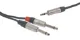 1.5m 3.5mm TRS Plug to 6.35mm TS Plug Y Cable These professional low noise audio cables are exceptional quality and value. Made from highly durable materials and REAN® connectors.