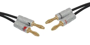 3m Figure 8 OFC Banana Plug Speaker Lead A high quality speaker lead fitted with gold plated banana plugs.