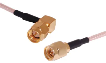 1m SMA Male to SMA Right Angle Male RG316 Cable All use high quality, low loss Mil-Spec ML RG316 coaxial cable.
