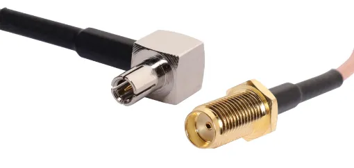 Uses high quality, low loss Mil-Spec ML RG316 50 ohm coaxial cable. 15cm SMA Female to TS-9 Right Angled Male RG316 Lead