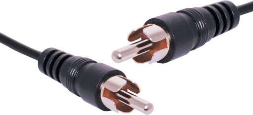 1 RCA to 1 RCA Male Cable, 3m.