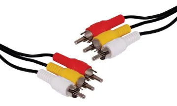 3m 3 RCA Male to 3 RCA Male Composite Cable 3 RCA Male to 3 RCA Male Composite Cable, 3m.