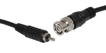 3m 75 Ohm BNC Male to RCA Male Video Cable 75 Ohm BNC Male to RCA Male Video Cable, 3m.