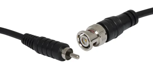 75 Ohm BNC Male to RCA Male Video Cable, 3m.