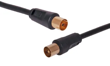 1.5m PAL Male to PAL Female TV Aerial Cable 1.5m TV aerial/antenna cable (PAL male to PAL female).