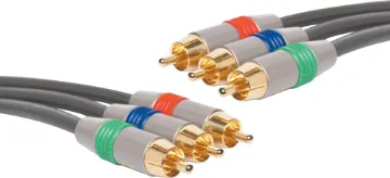 1.5m 3 RCA to 3 RCA Component Cable 3 RCA to 3 RCA Component Cable, 1.5m.