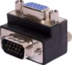 90&deg VGA DE15 Male to Female Adaptor.