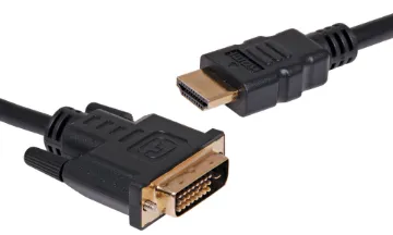 5m DVI-D Dual Link Male to HDMI Male Cable DVI-D Dual Link Male to HDMI Male Lead, 5m.
