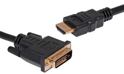 DVI-D Dual Link Male to HDMI Male Lead, 5m.