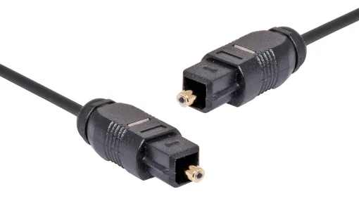 Toslink to Toslink S/PDIF Optical Audio Cable, 1.5m.