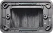 This unique wallplate allows cables to enter the wall cavity space without the need for interconnect wallplates in between. 