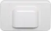 Similar to the P 6895A white wallplate, with a slimmer profile for fitting behind cabinets. 