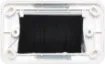 Similar to the P 6895A white wallplate, with a slimmer profile for fitting behind cabinets. 