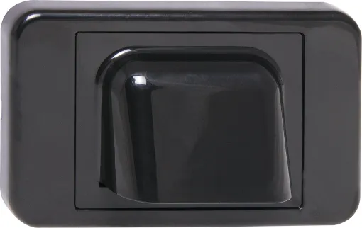 Similar to the P 6896A black wallplate, with a slimmer profile for fitting behind cabinets. 