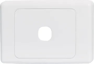 1 Way Clipsal Clip-In Wallplate Suitable for use with Clipsal mechanism inserts.