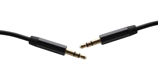 3.5mm Stereo Plug to 3.5mm Stereo Plug Lead, 0.75m.
