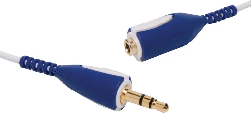 3.5mm Stereo Plug to 3.5mm Stereo Socket Lead, 3m.