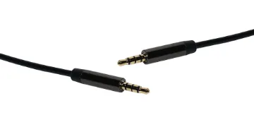 3.5mm TRRS Plug to TRRS Plug Cable 2m 4 pole TRRS for use with wired headsets/phones.
