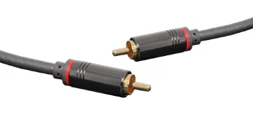 1.5m RCA Male to RCA Male Cable RCA Male to RCA Male Lead, 1.5m. Diecast connector bodies, gold plated contacts.