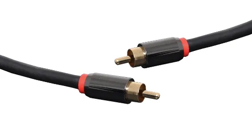 Designed for digital audio. Pro Grade RG59U coaxial cable with diecast connectors & gold plated contacts.
