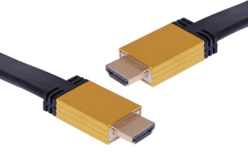 5m Flat High Speed HDMI with Ethernet Cable HDMI certified. Lifetime warranty. High performance and V2.0 compliant. 18Gbits/s TMDS bandwidth. 48 bit/px deep colour.