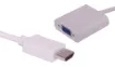 This lead adaptor converts a HDMI signal to VGA and splits the audio signal to a 3.5mm stereo jack output. This allows high quality video signals to be transmitted over greater distances.