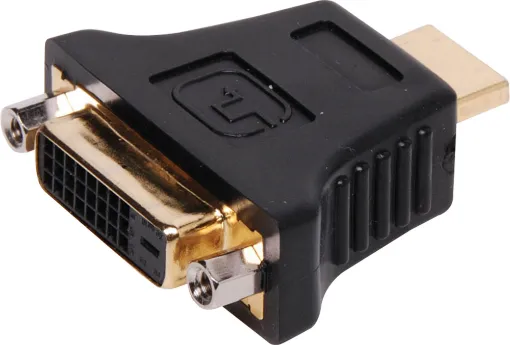 HDMI Plug to DVI-D socket adaptor.