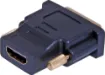 HDMI Socket to DVI-D plug adaptor.