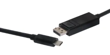 2m DisplayPort Male to USB Type C Lead Allows you to connect your laptop, tablet or smartphone to an external display.
