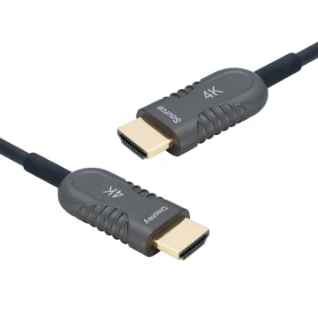 15m Active Optical (AOC) High Speed HDMI Cable with Ethernet Cutting edge optical HDMI technology supporting 4K @ 60Hz resolutions at longer lengths than copper cable can achieve.  15m length.