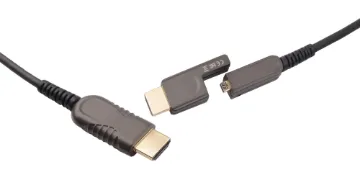 70m Active Optical (AOC) High Speed HDMI Cable with Ethernet AOC (active optical cable) and HDMI technology supporting 4K @ 60Hz resolutions at lengths up to 100m.