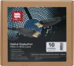 This range of Optical DisplayPort male to male leads have been constructed and designed using hybrid fibre and copper cable to ensure high-definition performance. DisplayPort Male Lead, 1.8m.