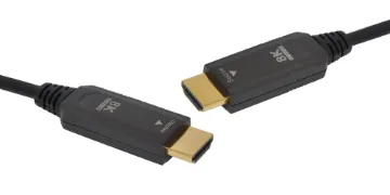 7.5m Active Optical (AOC) Ultra High Speed HDMI Cable Suitable for use with HDMI compliant equipment and are capable of 8K resolutions at 60Hz and 4K resolutions at up to 120Hz.