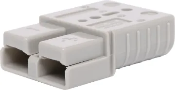 120A 600V Grey High Current DC Anderson Style Power Plug Anderson style grey 120A DC power connector.
