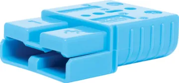 120A 600V Blue High Current DC Anderson Style Power Plug Anderson style blue 120A DC power connector.