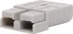 Anderson style grey 50A DC power connector.