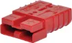 Anderson style red 50A DC power connector.